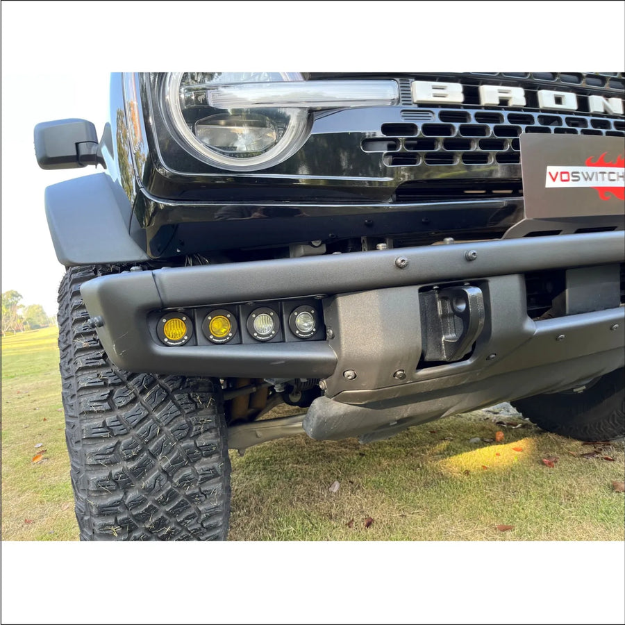 Voswitch B800 LED Fog Light Kit Compatible with Ford Bronco 2021+ with Modular Steel Bumper