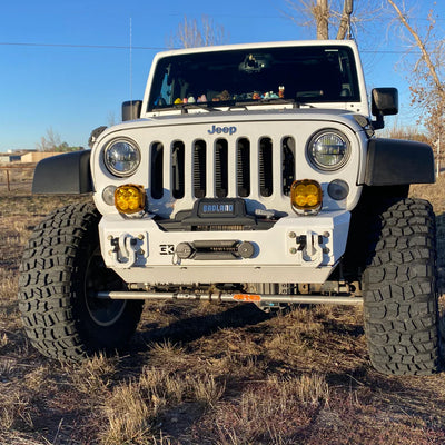 Front Gauntlet Series Stubby Bumper for Jeep JK Wrangler (2007-2018)