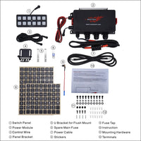 UV120 Universal 12 Gang Programmable Switch Panel for Truck / UTV / Side by Side / Boat