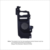 Voswitch JL500 Switch Panel Power Distribution System for Jeep Wrangler JL (2018+) & Gladiator JT (2020+) – 100A Total Output, Factory Look & Clean Design, Plug & Play Installation, Waterproof Power Module