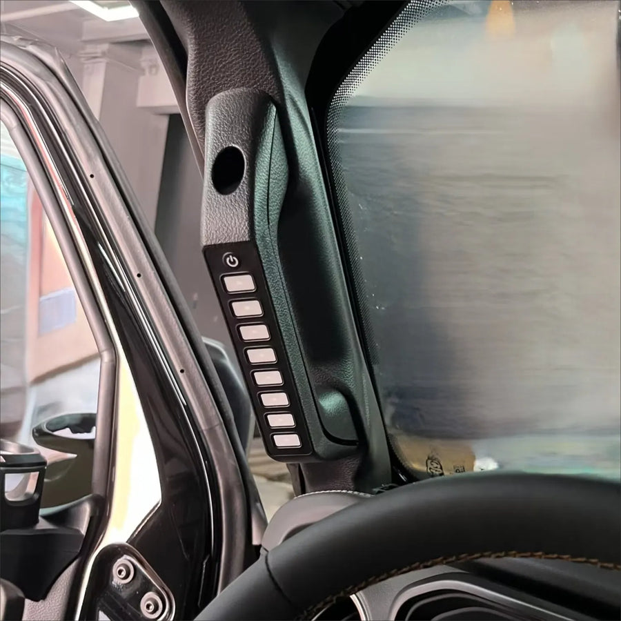 Voswitch JL810 Grab Handle Switch Panel Control System for Jeep Wrangler JL 2024-Current and Gladiator 2024-Current