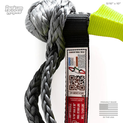 5/16" Soft Shackle (HIGH VIS SLEEVE)