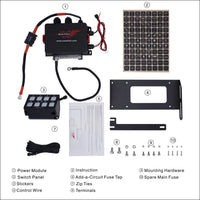 TACO8 8 Gang Lower Dash Switch Panel Compatible with Toyota Tacoma 2016 to Current