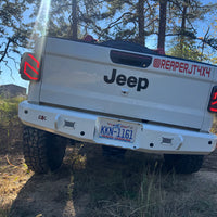 Gauntlet Rear Bumper for 2020+ Jeep Gladiator JT