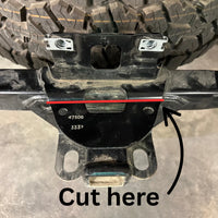 Gauntlet Rear Bumper for 2020+ Jeep Gladiator JT