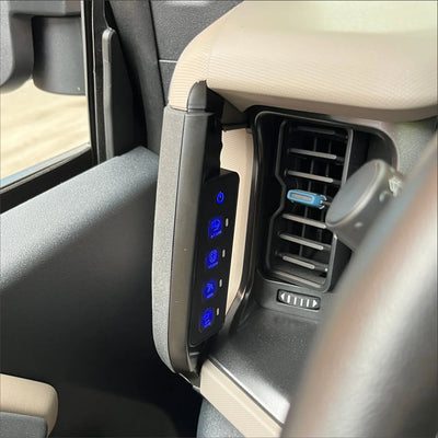 Voswitch B400 S Grab Handle Switch Panel for Ford Bronco 2021+, OEM-Style Fit，100A Solid-State Accessory Power System, Plug-and-Play Installation, IP68 Waterproof, Controls Lights & Accessories