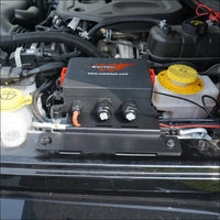 Voswitch JL500 Switch Panel Power Distribution System for Jeep Wrangler JL (2018+) & Gladiator JT (2020+) – 100A Total Output, Factory Look & Clean Design, Plug & Play Installation, Waterproof Power Module