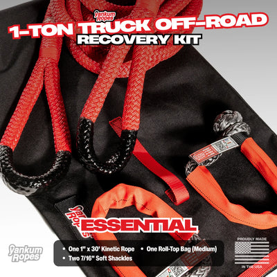 YANKEM ROPES (1-Ton) Diesel Truck Off-Road Recovery Kit (ESSENTIALS)