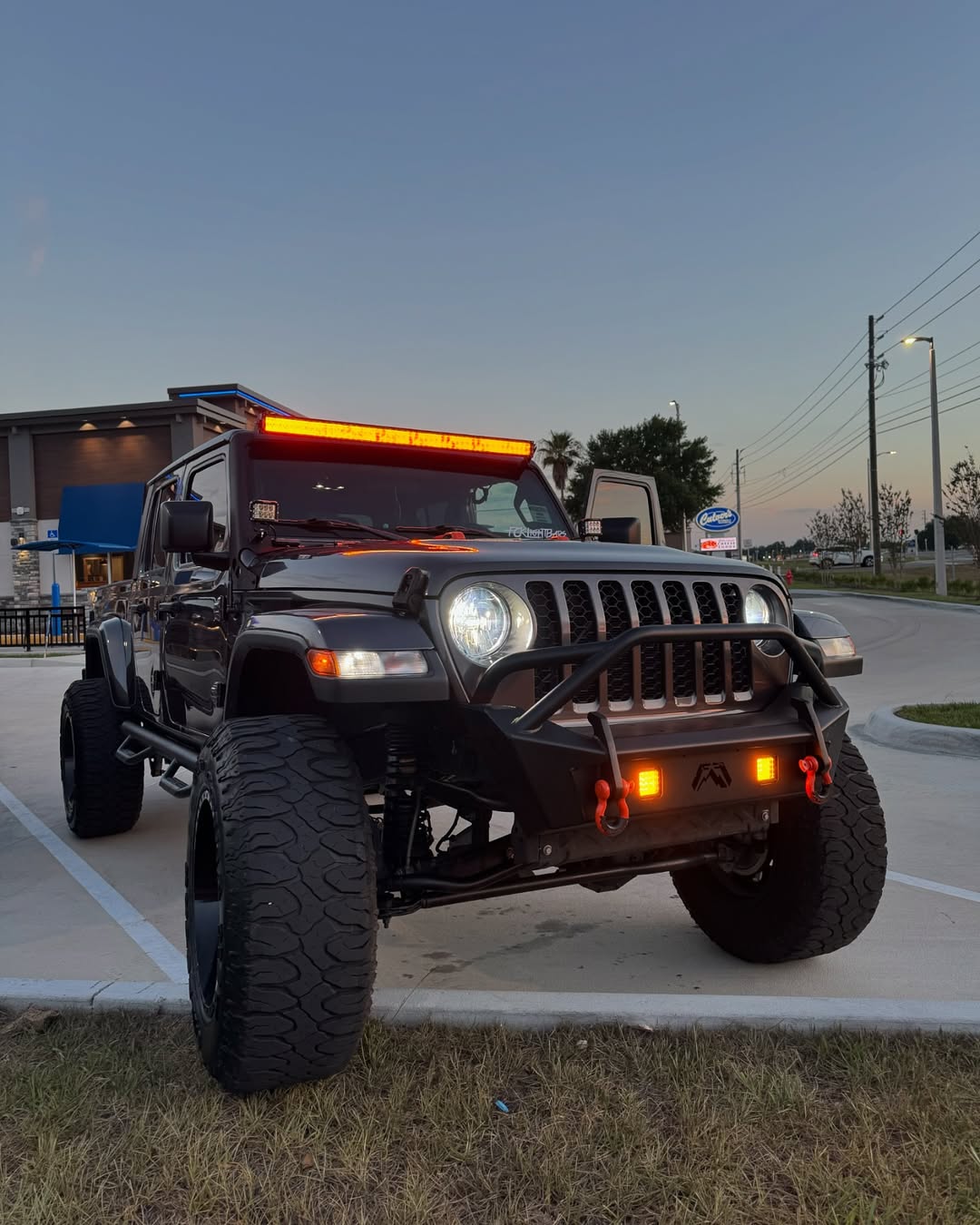 Shop Jeep Gladiator JT Upper Windshield 50” Lightbar Mounts