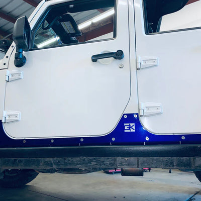 Gauntlet Series Rocker Guards for Jeep JK Wrangler