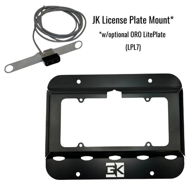 License Plate Relocation Kit for Jeep JK Wrangler (2007-2018)