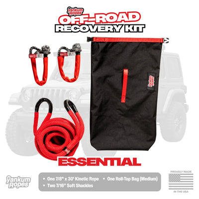YANKEM ROPES OFF-ROAD RECOVERY KIT 7/16" (ESSENTIALS)