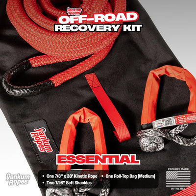 YANKEM ROPES OFF-ROAD RECOVERY KIT 7/16" (ESSENTIALS)