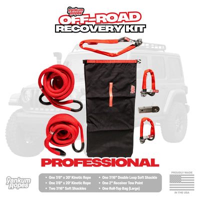 YANKEM ROPES OFF-ROAD RECOVERY KIT 7/16" (PROFESSIONAL)