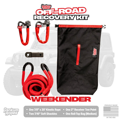 YANKEM ROPES OFF-ROAD RECOVERY KIT 7/16" (WEEKENDER)
