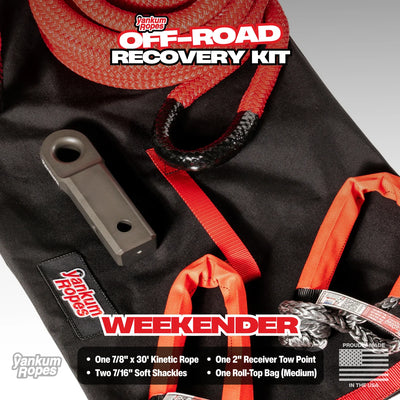 YANKEM ROPES OFF-ROAD RECOVERY KIT 7/16" (WEEKENDER)