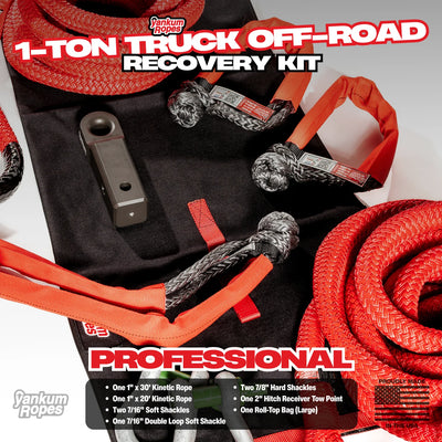 YANKEM ROPES (1-Ton) Diesel Truck Off-Road Recovery Kit (PROFESSIONAL)