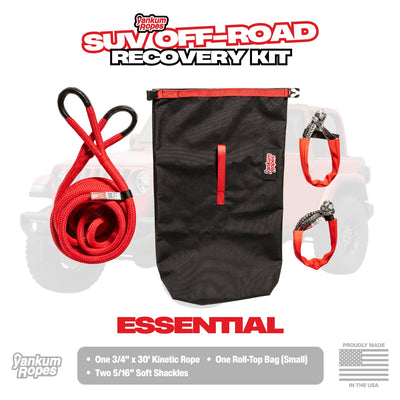 YANKEM ROPES OFF-ROAD RECOVERY KIT 5/16" (ESSENTIAL)