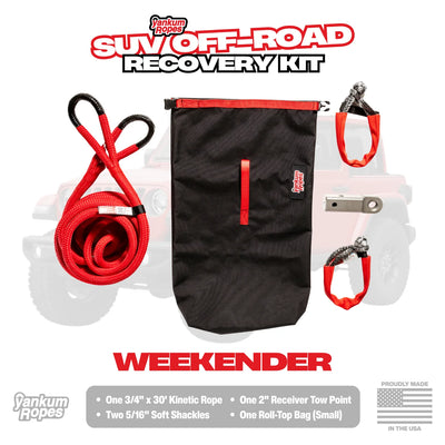 YANKEM ROPES OFF-ROAD RECOVERY KIT 5/16" (WEEKENDER)