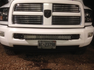 2005-2014 Dodge 30" Light Bar Bumper Brackets by FCK Lightbars