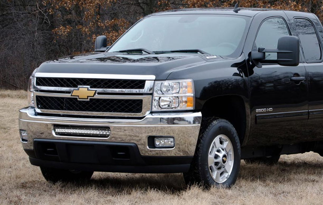 20-Inch light bar hidden bumper mounts for Chevy from FCKLightbars
