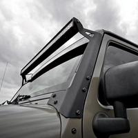 Upper Windshield Light Bar Mounts for Jeep JK