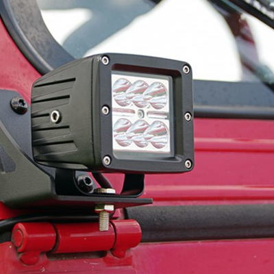 Stylish Jeep YJ Windshield Light Mount