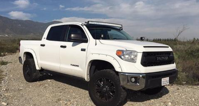 White 2007-2020 Toyota Tundra