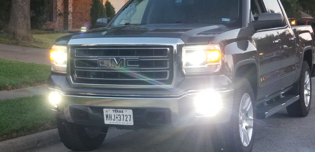 Durable 2014-2015 GMC Sierra fog light kit 