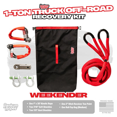 YANKEM ROPES (1-Ton) Diesel Truck Off-Road Recovery Kit (WEEKENDER)