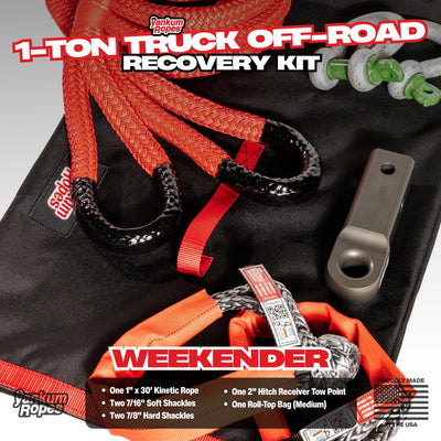YANKEM ROPES (1-Ton) Diesel Truck Off-Road Recovery Kit (WEEKENDER)