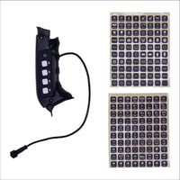 Voswitch B400 S Grab Handle Switch Panel for Ford Bronco 2021+, OEM-Style Fit，100A Solid-State Accessory Power System, Plug-and-Play Installation, IP68 Waterproof, Controls Lights & Accessories