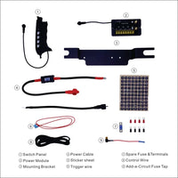 Voswitch B400 S Grab Handle Switch Panel for Ford Bronco 2021+, OEM-Style Fit，100A Solid-State Accessory Power System, Plug-and-Play Installation, IP68 Waterproof, Controls Lights & Accessories