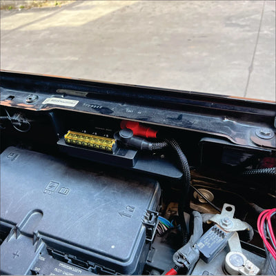 Voswitch B400 S Grab Handle Switch Panel for Ford Bronco 2021+, OEM-Style Fit，100A Solid-State Accessory Power System, Plug-and-Play Installation, IP68 Waterproof, Controls Lights & Accessories