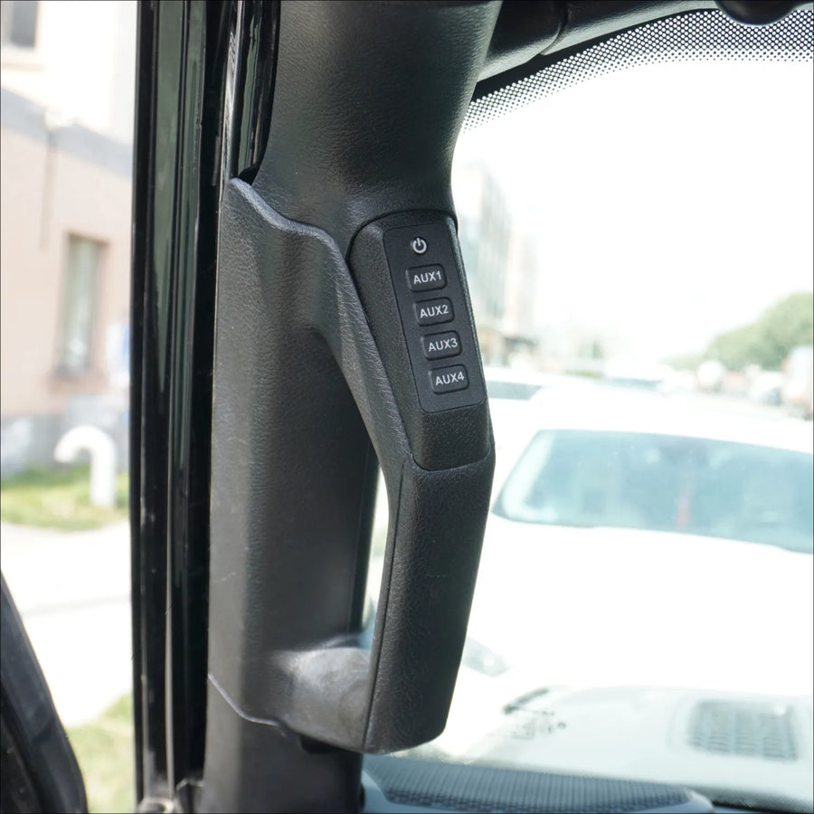 Voswitch JL400 Grab Handle Switch Panel for Jeep Wrangler JL 2018-2023 and Gladiator 2020-2023 ( DO NOT work with 2024 JL/JT)