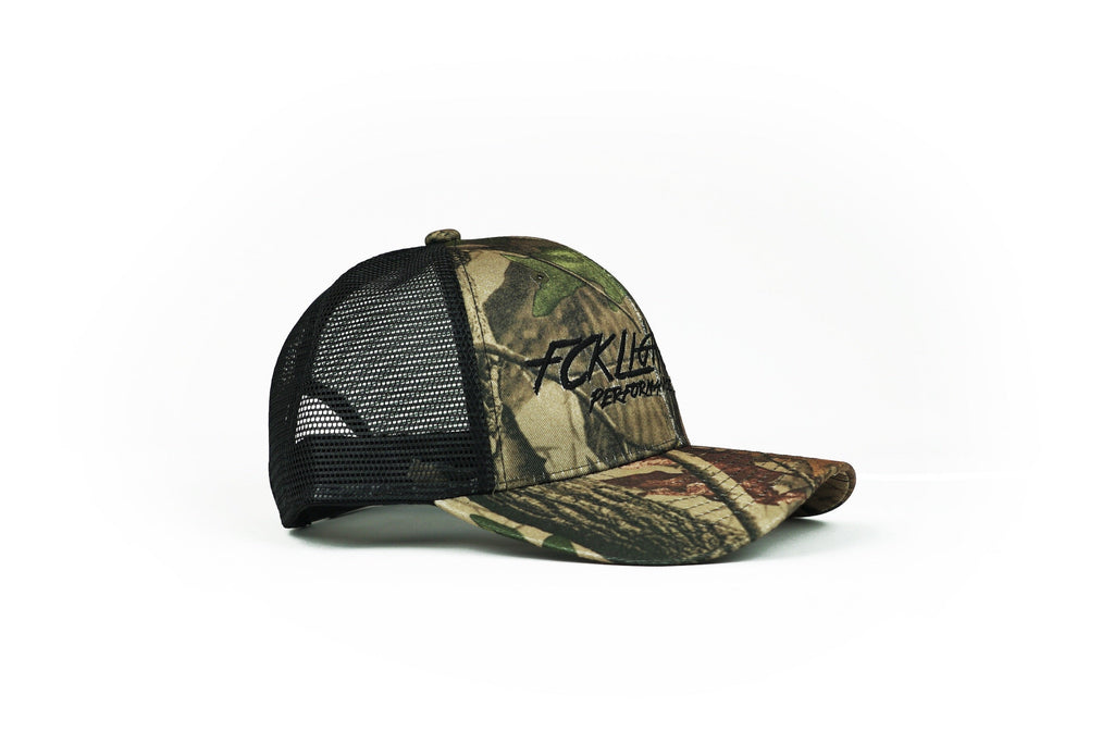 Camo Snapback Hat (Black)
