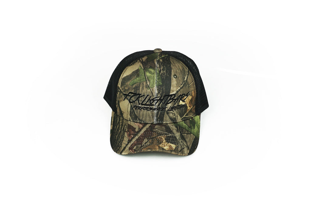Camo Snapback Hat (Black)