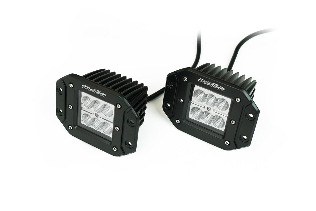 tested P-3 flush mount led pods