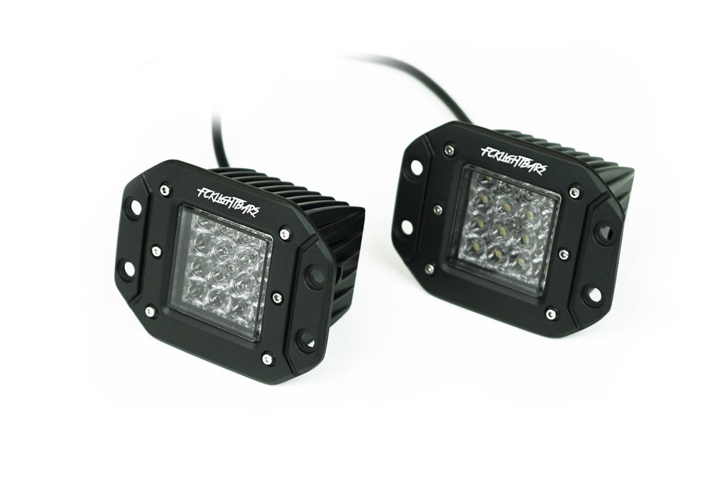 Dual Purpose Chase Flush Mount LED Light Pods in White